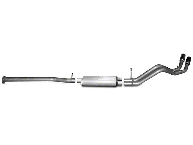 Gibson 3-Inch / 2.25-Inch Dual Sport Exhaust System; Side Exit (07-13 4.8L Sierra 1500)