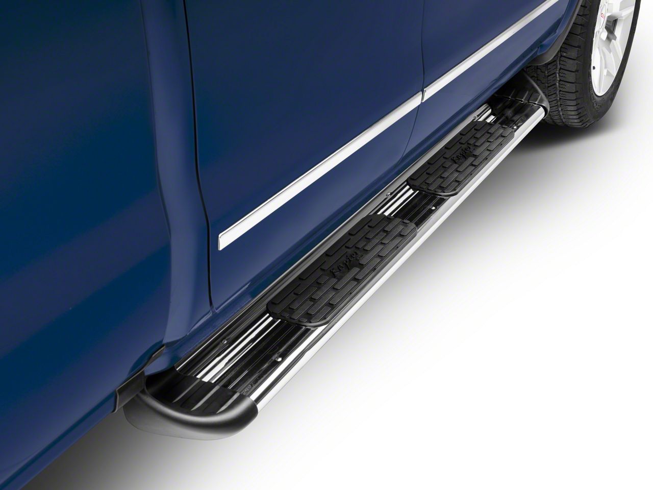 Raptor Series Sierra 7 In Ssr Stainless Steel Rocker Mount Running Boards Polished S502252 8103