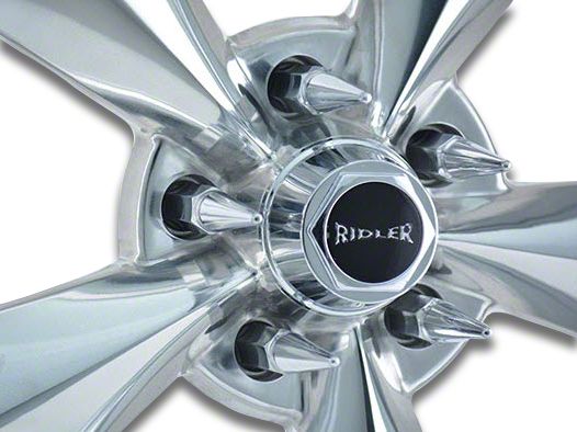 24 Chrome Spike Lug Nuts + Key For GMC 1500 – 14x1.5 Spline By ACCESSORIES PLUS