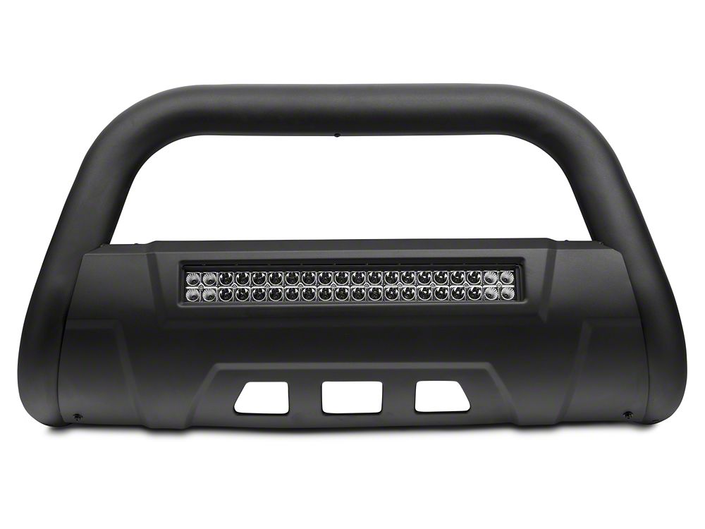 Barricade HD Bull Bar with Skid Plate and 20-Inch LED Dual-Row LED ...