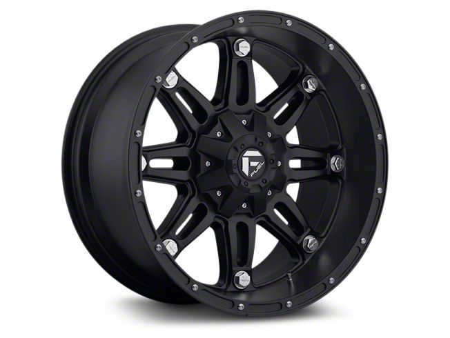 Fuel Wheels Sierra 1500 Hostage Matte Black 6 Lug Wheel 22x95 19mm