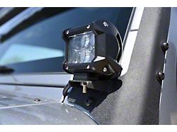 DV8 Offroad 4-Inch Chrome Series LED Cube Light; Spot Beam (Universal; Some Adaptation May Be Required)