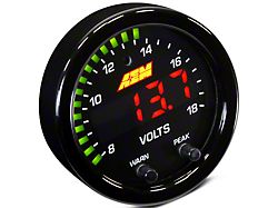 AEM Electronics X-Series Voltmeter Gauge; Electrical (Universal; Some Adaptation May Be Required)
