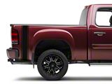 SEC10 Rear Vertical Stripe; Gloss Black (07-26 Sierra 1500)