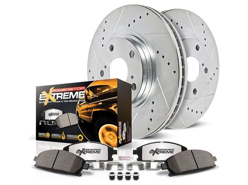 Power Stop 07-14 Cadillac Escalade Rear Z36 Truck & Tow Brake Kit main image 1