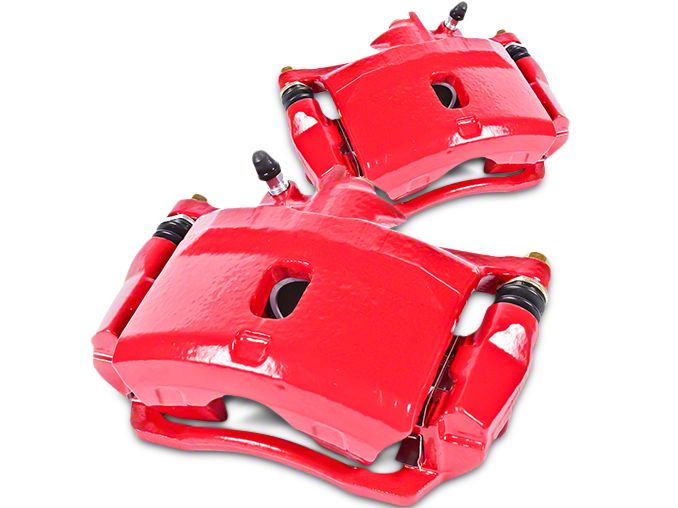 PowerStop Sierra 1500 Performance Rear Brake Calipers; Red S5030 (07-13 ...