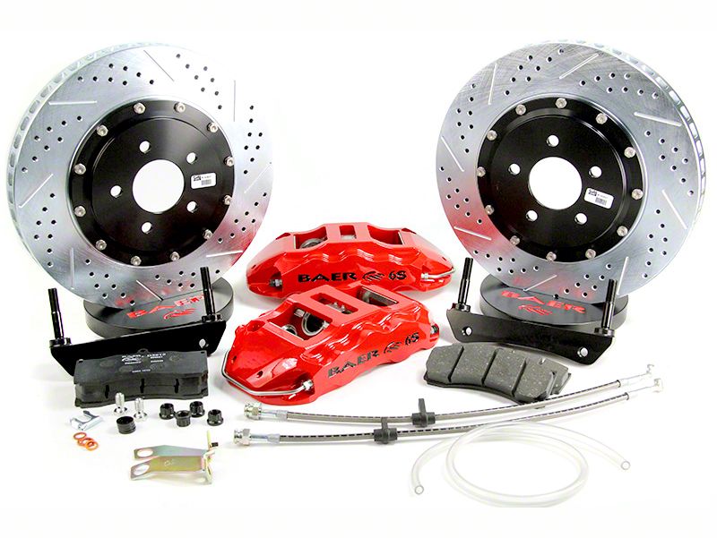 Baer Sierra Extreme Plus Front Brake Kit - Black 4301525B (07-18 Sierra ...