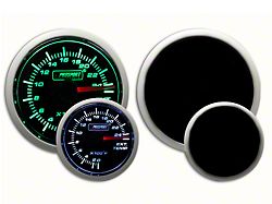 Prosport 52mm Performance Series Exhaust Gas Temperature Gauge; Green/White (Universal; Some Adaptation May Be Required)