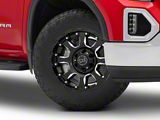 Black Rhino Sierra Gloss Black Milled 6-Lug Wheel; 20x10; -12mm Offset (19-26 Sierra 1500)