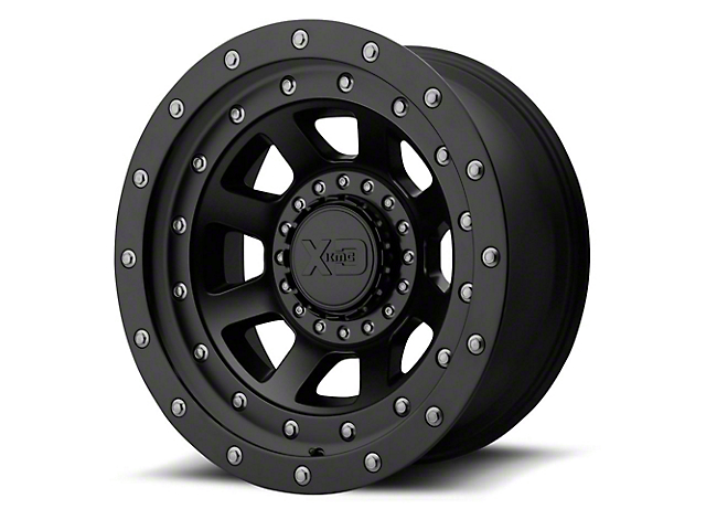 XD FMJ Satin Black 6-Lug Wheel; 17x9; -12mm Offset (19-22 Sierra 1500) .