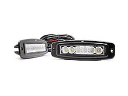Rough Country 6-Inch Flush Mount LED Light Bars; Flood Beam (Universal; Some Adaptation May Be Required)