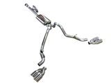 Mach 44 Dual Exhaust System w/ Polished Tips; Side Exit (14-18 6.2L Sierra 1500)