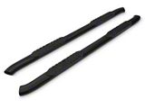 Barricade 5-Inch Oval Bent End Side Step Bars; Black (19-26 Sierra 1500 Double Cab)