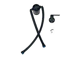 J&L 3.0 Oil Separator; Black Anodized; Driver Side (19-26 V8 Silverado 1500)