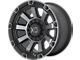 XD Gauntlet Satin Black with Gray Tint 6-Lug Wheel; 20x10; -18mm Offset (10-24 4Runner)