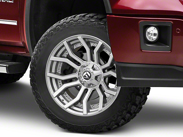 Fuel Wheels Rage Platinum Brushed Gunmetal 6-Lug Wheel; 20x9; 1mm Offset (05-15 Tacoma)