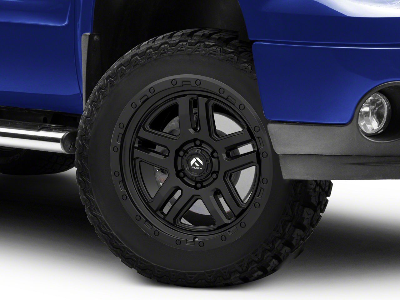 Fuel Wheels Sierra 1500 Ammo Matte Black 6-Lug Wheel; 20x9; 20mm Offset ...