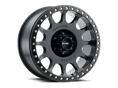 Method Race Wheels MR105 Beadlock Matte Black 6-Lug Wheel; 17x8.5; 0mm Offset (10-24 4Runner)