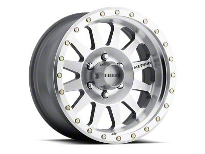 Method Race Wheels MR304 Double Standard Machined 6-Lug Wheel; 17x8.5; 0mm Offset (16-23 Tacoma)