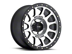 Method Race Wheels MR305 NV Matte Black Machined 6-Lug Wheel; 17x8.5; 0mm Offset (19-23 Sierra 1500)