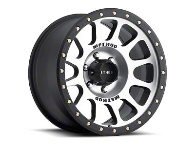 Method Race Wheels MR305 NV Matte Black Machined 6-Lug Wheel; 17x8.5; 0mm Offset (22-24 Tundra)