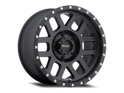 Method Race Wheels MR306 Mesh Matte Black Wheel; 17x8.5 (20-24 Jeep Gladiator JT)