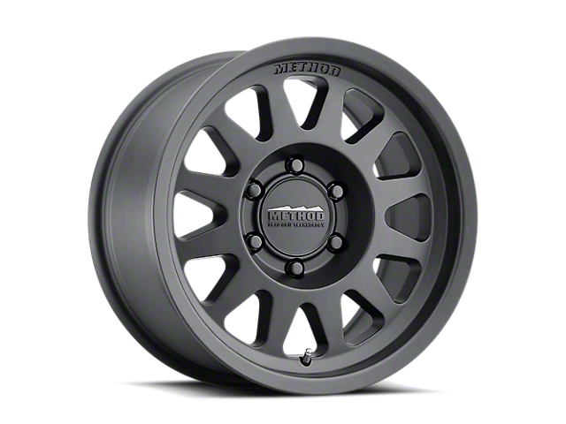 Method Race Wheels MR704 Matte Black Wheel; 17x8.5 (18-23 Jeep Wrangler JL)