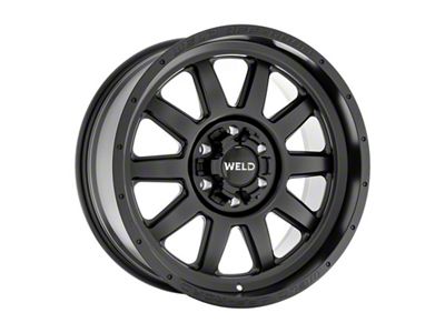 Weld Off-Road Stealth Satin Black 6-Lug Wheel; 20x10; -18mm Offset (16-23 Tacoma)