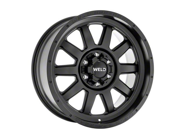 Weld Off-Road Stealth Satin Black 6-Lug Wheel; 20x9; 0mm Offset (16-23 Tacoma)