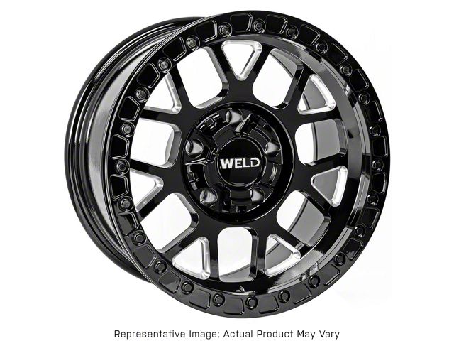 Weld Off-Road Cinch Beadlock Candy Red 6-Lug Wheel; 17x9; -12mm Offset (10-24 4Runner)