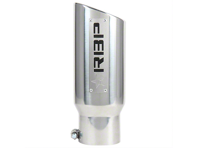 RBP 4.50-Inch RX-1 Exhaust Tip; Polished Stainless Steel (Fits 3.50-Inch Tailpipe)
