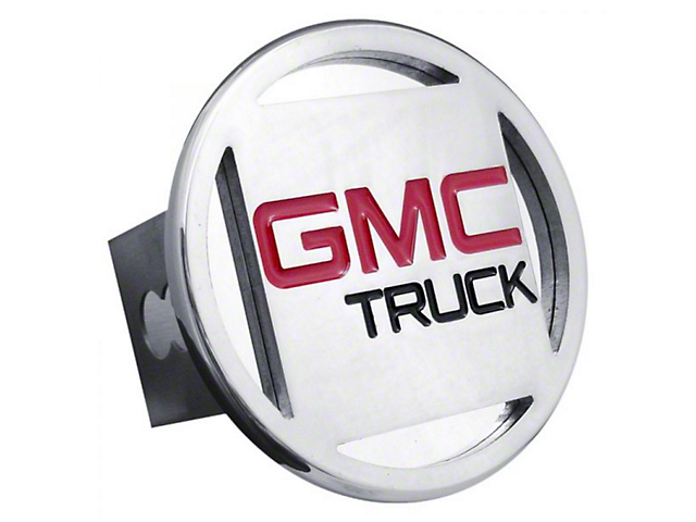 GMC Hitch Cover; Chrome (Universal; Some Adaptation May Be Required)