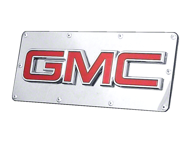 GMC OEM Class III Hitch Cover; Chrome on Mirrored (Universal; Some Adaptation May Be Required)