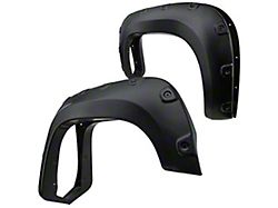 Fender Flares; Front and Rear; Smooth Black (07-13 Sierra 1500)