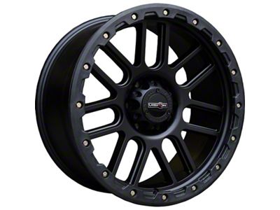 Vision Off-Road Nemesis Matte Black 6-Lug Wheel; 17x9; -12mm Offset (05-15 Tacoma)