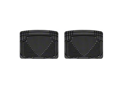 Weathertech All-Weather Rear Rubber Floor Mats; Black (05-11 Tacoma Access Cab)