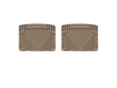Weathertech All-Weather Rear Rubber Floor Mats; Tan (05-11 Tacoma Access Cab)