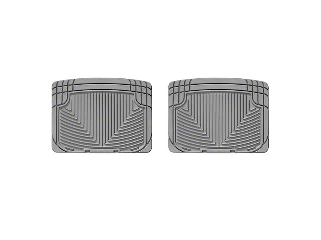 Weathertech All-Weather Rear Rubber Floor Mats; Gray (07-09 Tundra Double Cab, CrewMax)