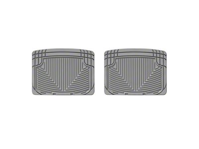Weathertech All-Weather Rear Rubber Floor Mats; Gray (07-09 Tundra Double Cab, CrewMax)