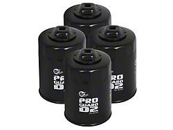 AFE Pro GUARD D2 Oil Filter; Set of Four (14-22 4.3L, 5.3L, 6.2L Silverado 1500)