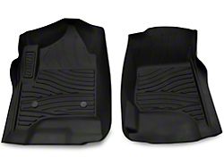 Alterum Molded Front Floor Liners; Black (14-18 Sierra 1500)