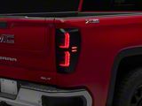 LED Tail Lights; Black Housing; Smoked Lens (19-26 Sierra 1500 w/ Factory LED Tail Lights)