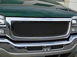 T-REX Grilles Upper Class Series Mesh Upper Grille Insert; Black (03-06 Sierra 1500, Excluding Denali)
