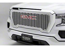 T-REX Grilles Laser X-Metal Series Upper Grille Insert with Logo Plate; Polished (19-21 Sierra 1500)