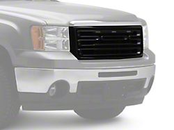 Upper Replacement Grille; Matte Black (07-13 Sierra 1500)