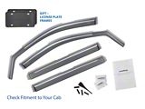Goodyear Car Accessories Shatterproof in-Channel Window Deflectors (19-26 Sierra 1500 Crew Cab)