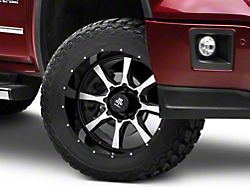 Mammoth High Roller Gloss Black Machined 6-Lug Wheel; 20x10; -24mm Offset (14-18 Sierra 1500)
