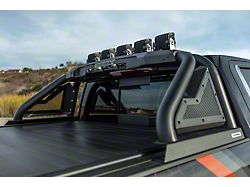 Sport Bar 2.0 Roll Bar with Power Actuated Retractable Light Mount; Polished (19-22 Silverado 1500)