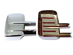 Towing Mirror Covers; Chrome (07-13 Sierra 1500)