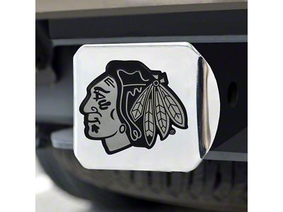 Hitch Cover with Chicago Blackhawks Logo (Universal; Some Adaptation May Be Required)